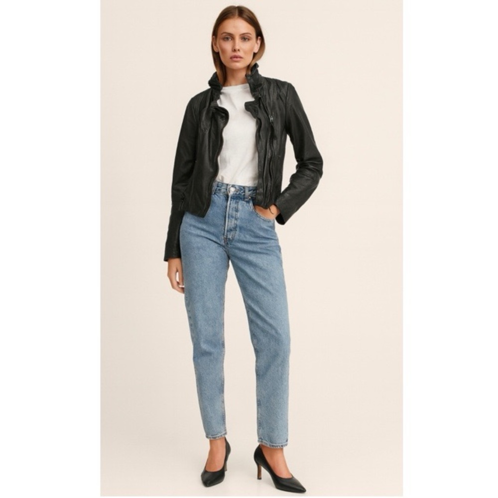 Muubaa | Moto Leather Jacket